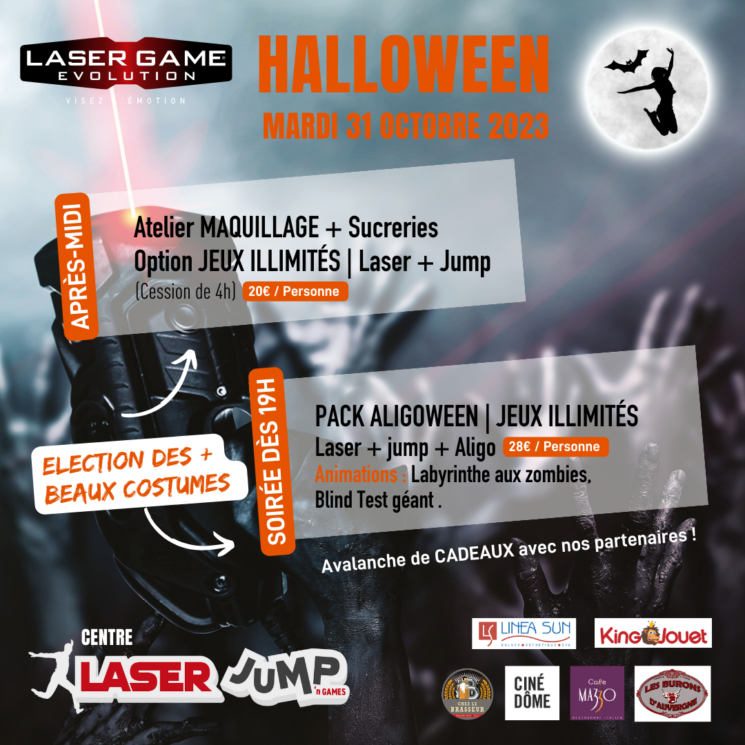 Soirée Halloween – Laser Game Aubière